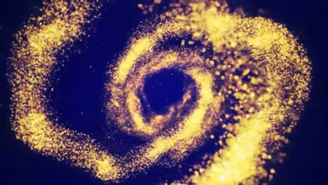 golden spiral particles