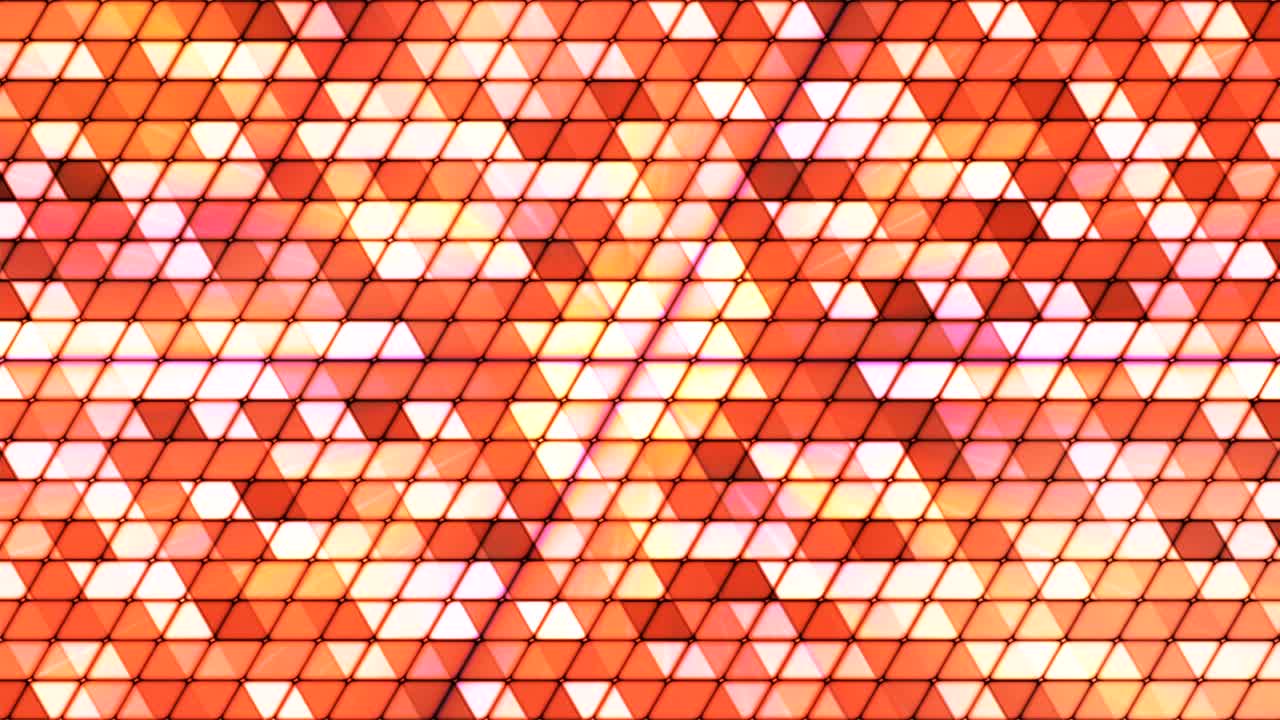 transmisión de triángulos cúbicos de alta tecnología, multicolor, abstracto