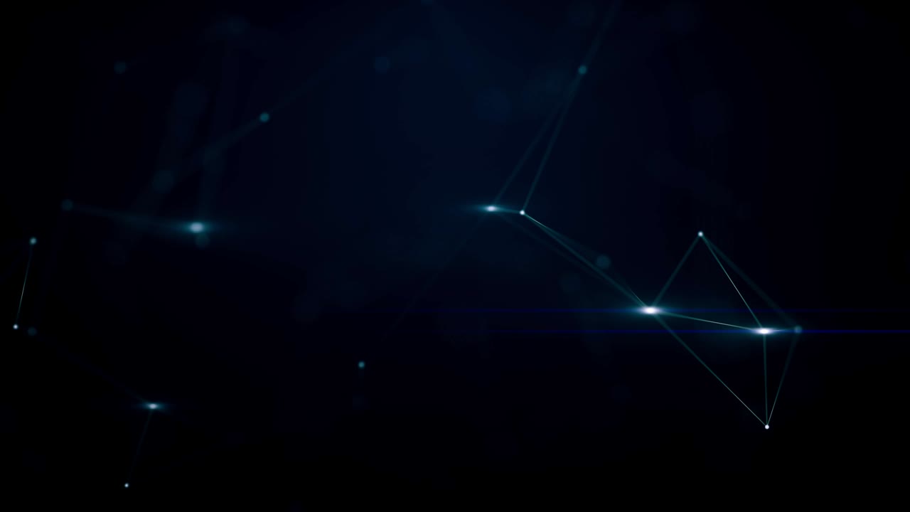 3D render abstract plexus shapes