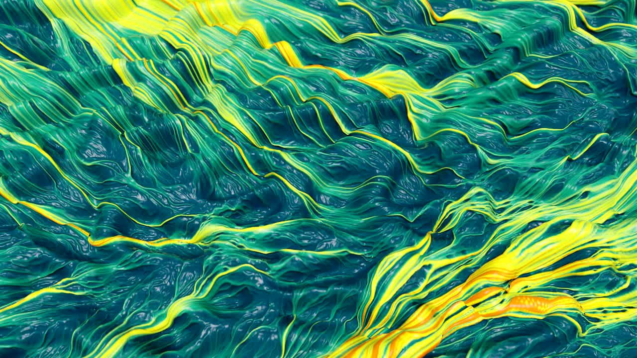 abstracta y ondulada superficie alienígena.