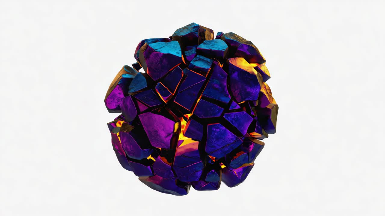 Abstract Crystal Stone