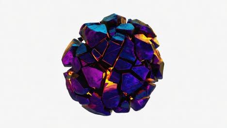 abstract crystal stone