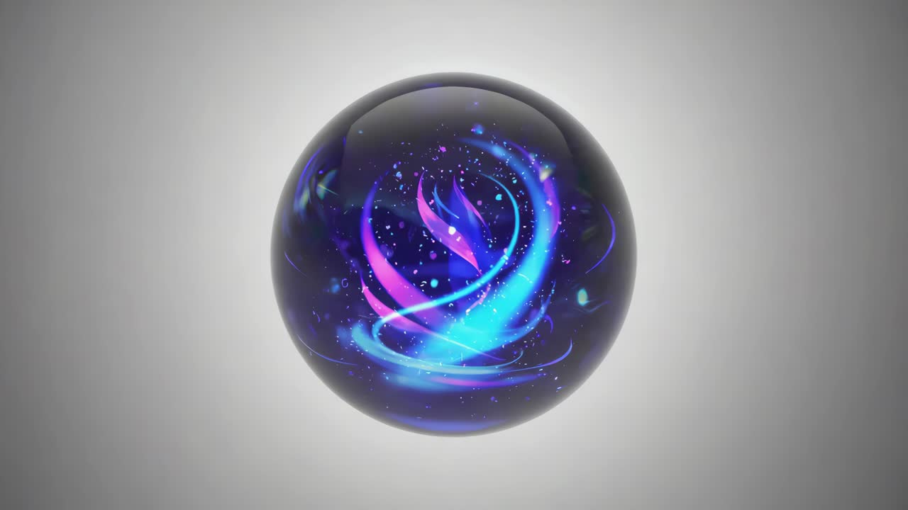 A glowing cosmic orb