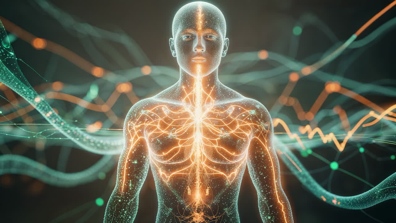 Futuristic Human Energy and Data Network