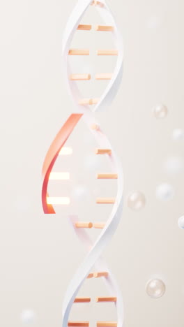 dna and mutation with biological concept, 3d rendering.