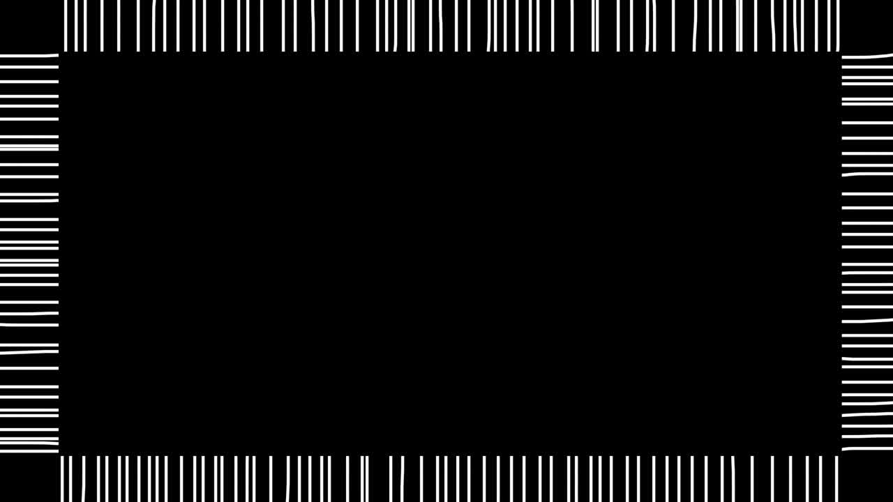 검은색 배경과 색의 짧은 스트로크