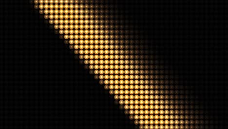 4k golden bulb abstract animation background seamless loop.