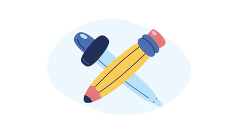 grafito de lápiz con animación de goteo de pintura
