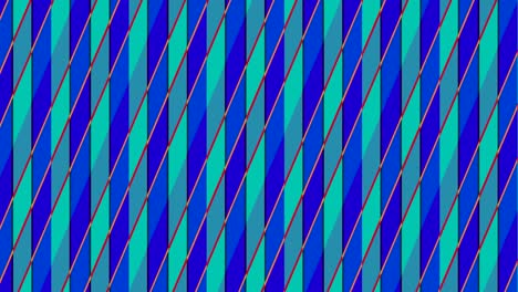 animación compuesta por rayas de colores intersectadas.