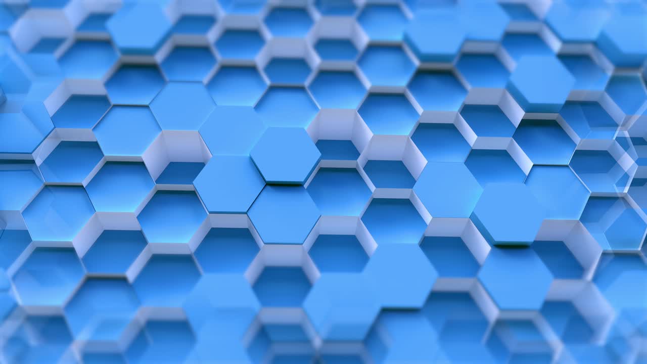 tecnología de colores brillantes patrón hexagonal de fondo