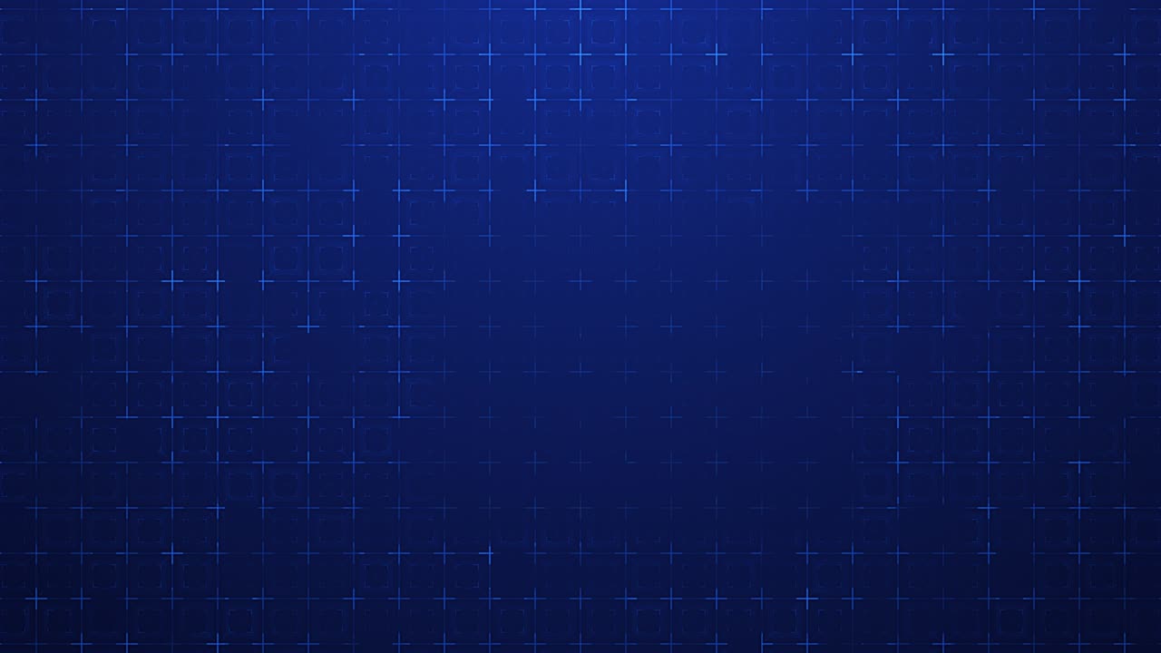 Abstract futuristic techno motion background loop digital grid pixel modern blue, Dynamic gradient blue composition. 4K Seamless loop. Abstract science technology motion design animation background.