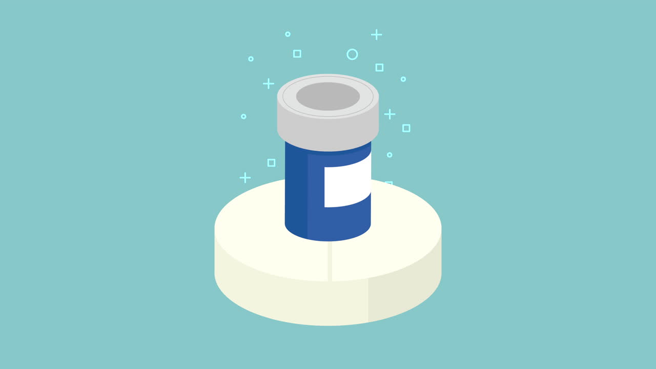 醫藥瓶的插圖 醫藥盒的插圖