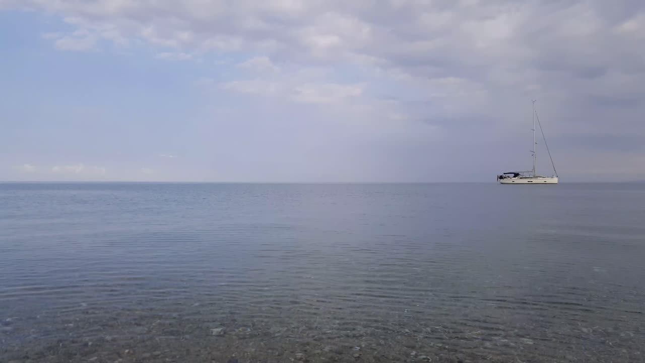 possidi 케이프, 그리스에 조용한 아침