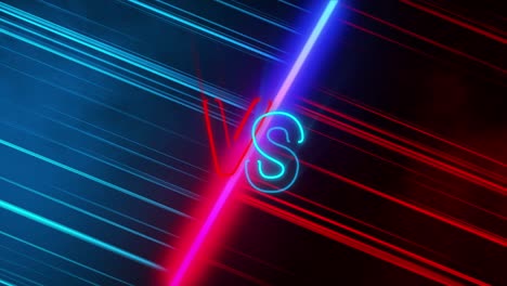 neon contra contra el juego de batalla banner