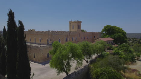 Bet-Gemal-is-a-Catholic-monastery-near-Beit-Shemesh,-israel-and-inside,-you-can-visit-the-church-of-Saint-Stephen---Beit-Jamal-means-house-of-beauty-in-Arabic