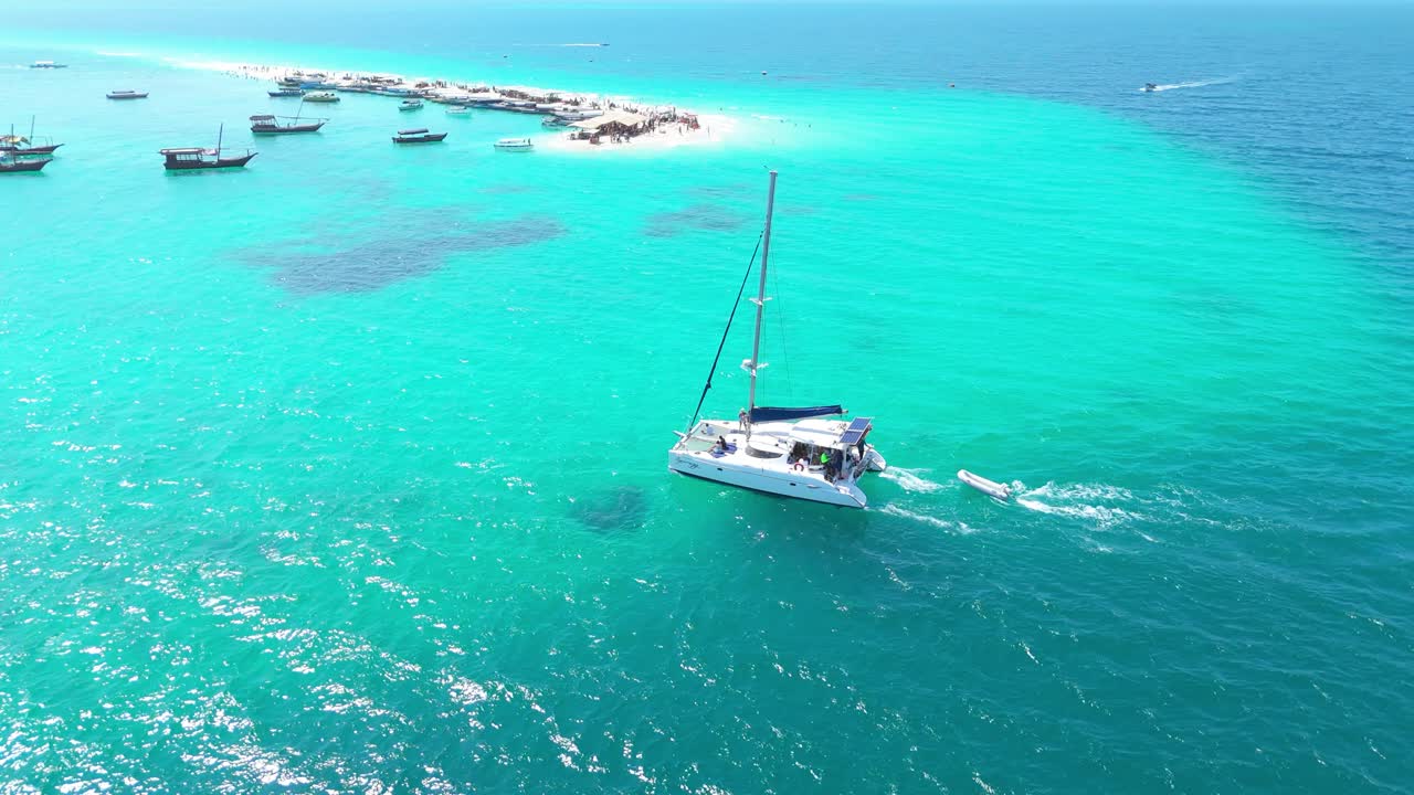 AERIAL VIEW OF ZANZIBAR NAKUPENDA ISLAND