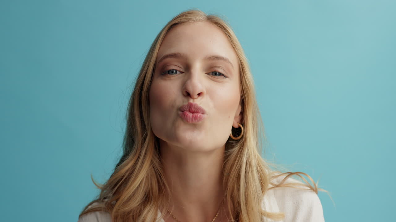 retrato de una mujer feliz