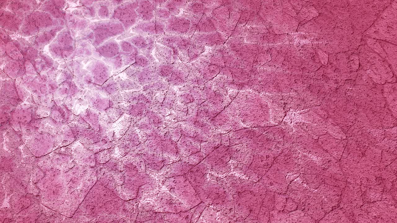 건조한 토양에 액체 물과 빛 땅 표면 루프 애니메이션 빨간색