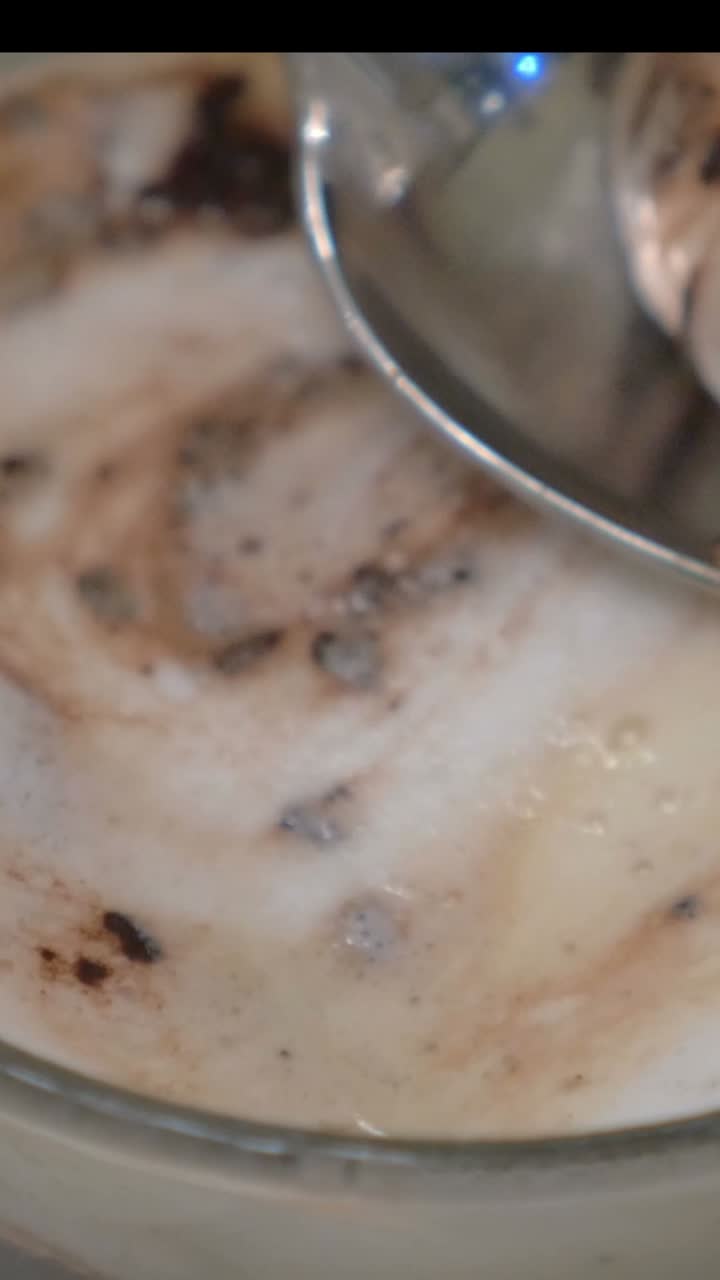 Hot chocolate with foam