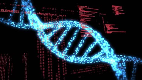 Leuchtende-DNA-Helix