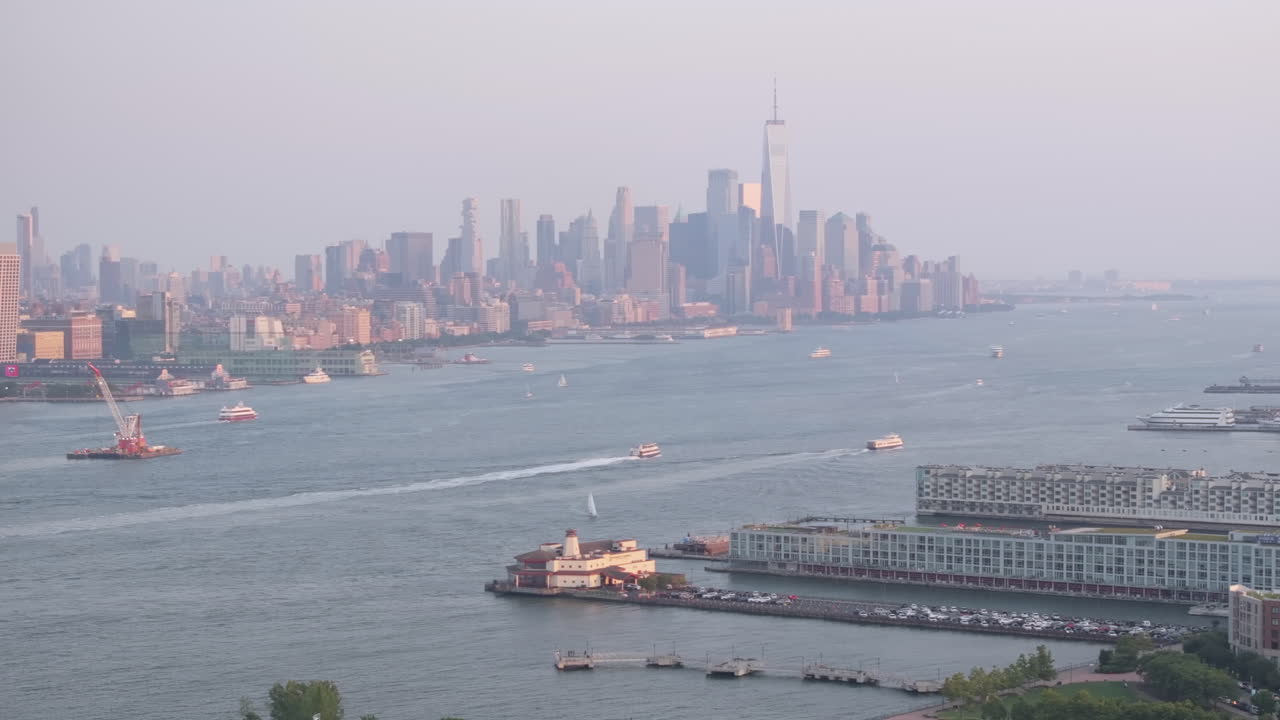 뉴욕 시의 공중 촬영