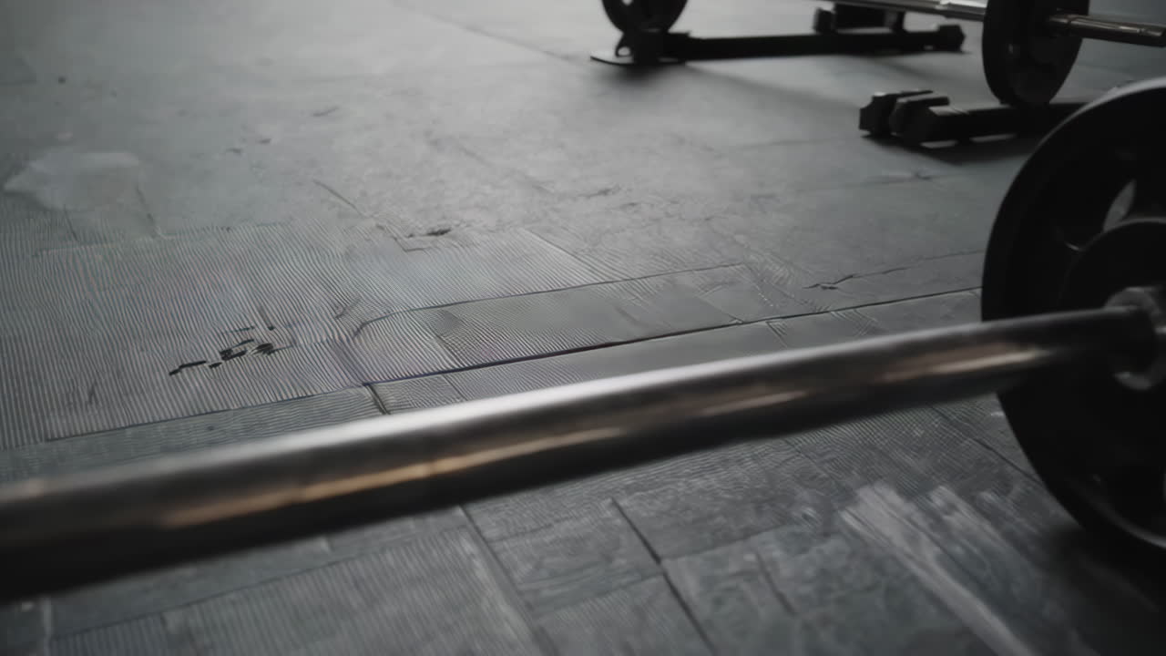 Vægtstang i et fitnesscenter