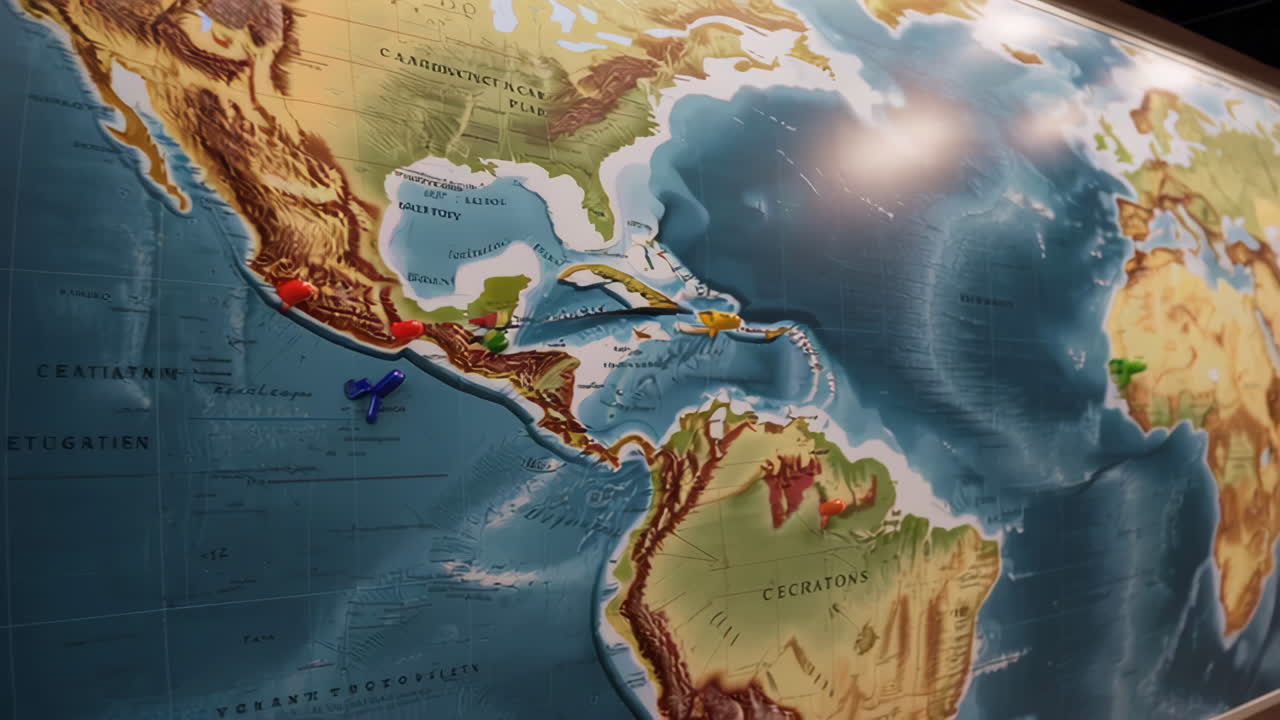 Large Wall Map of the World