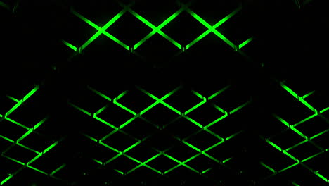 abstract green and black geometric pattern