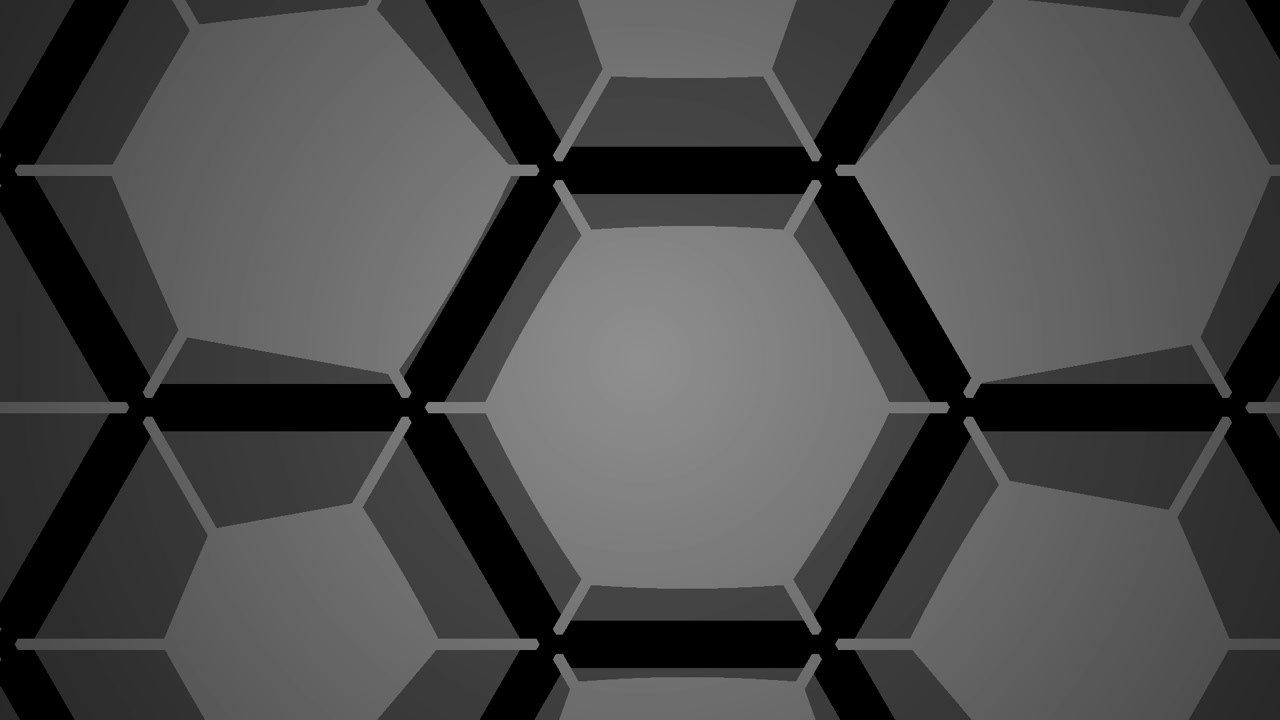 Dynamic Geometric Hexagon Grid Pattern Animation