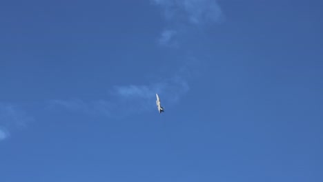 planes execute maneuvers and leave smoke trails