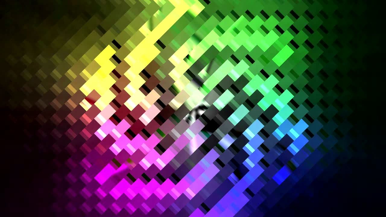 Abstract Colorful Neon Background Loop