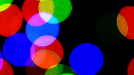 luces de colores bokeh