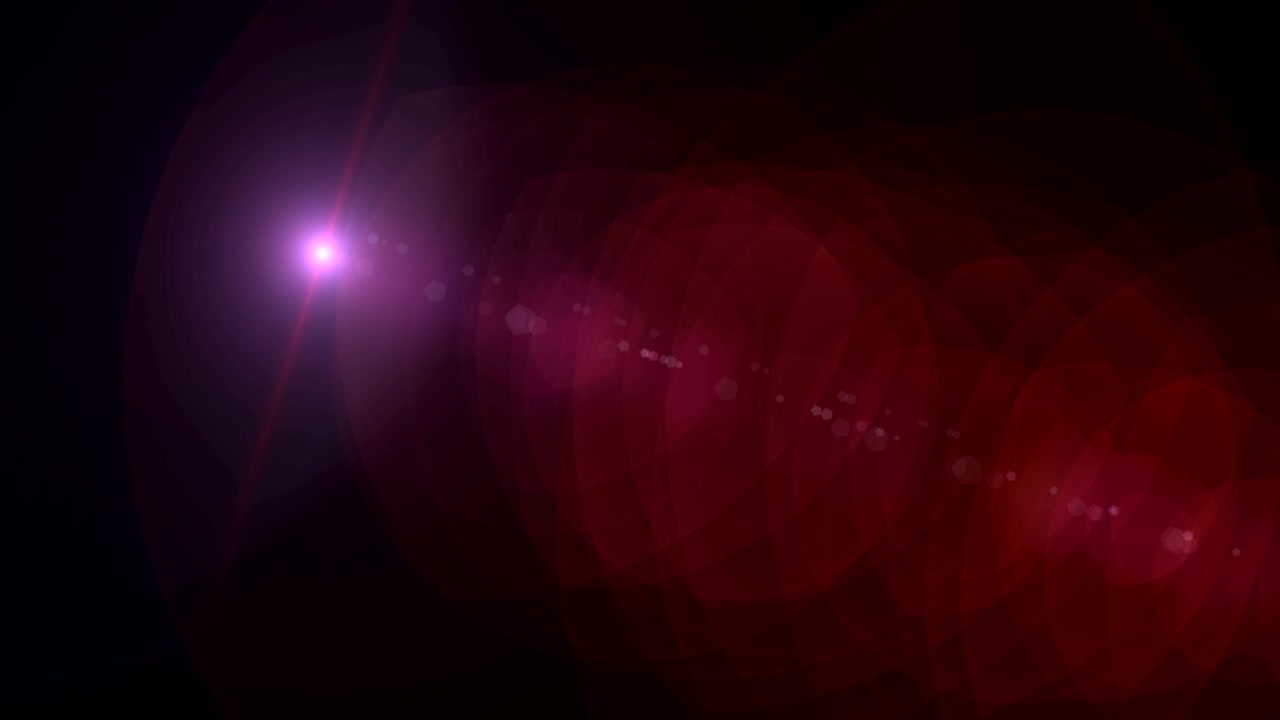 Las luces de las lentes