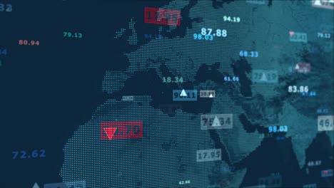 the concept of world trades of nft and cryptocurrency, data analysis by artificial intelligence for successful business and profit