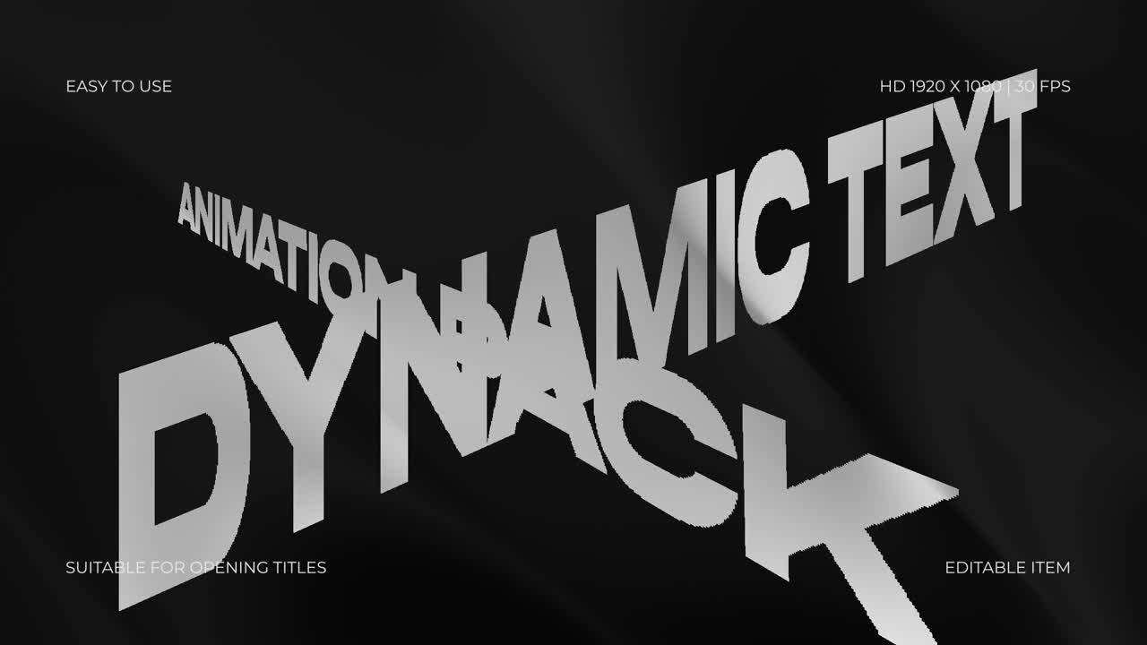Dynamic Animated Text with Various Backgrounds