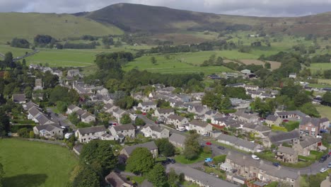 drone shot pulling away from castleton 10