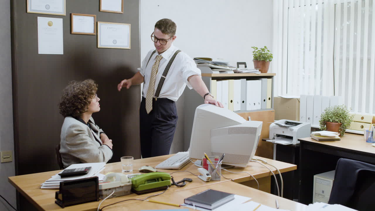 винтажный офис.