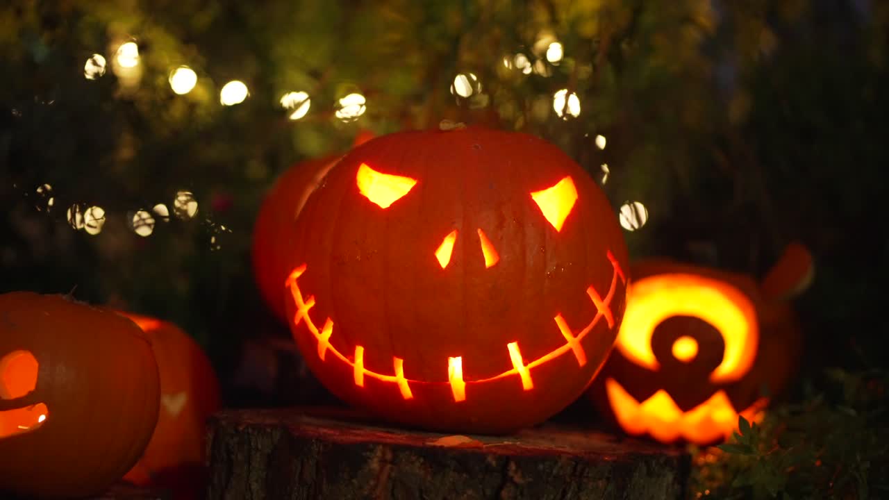 공포스러운 할로윈 호박