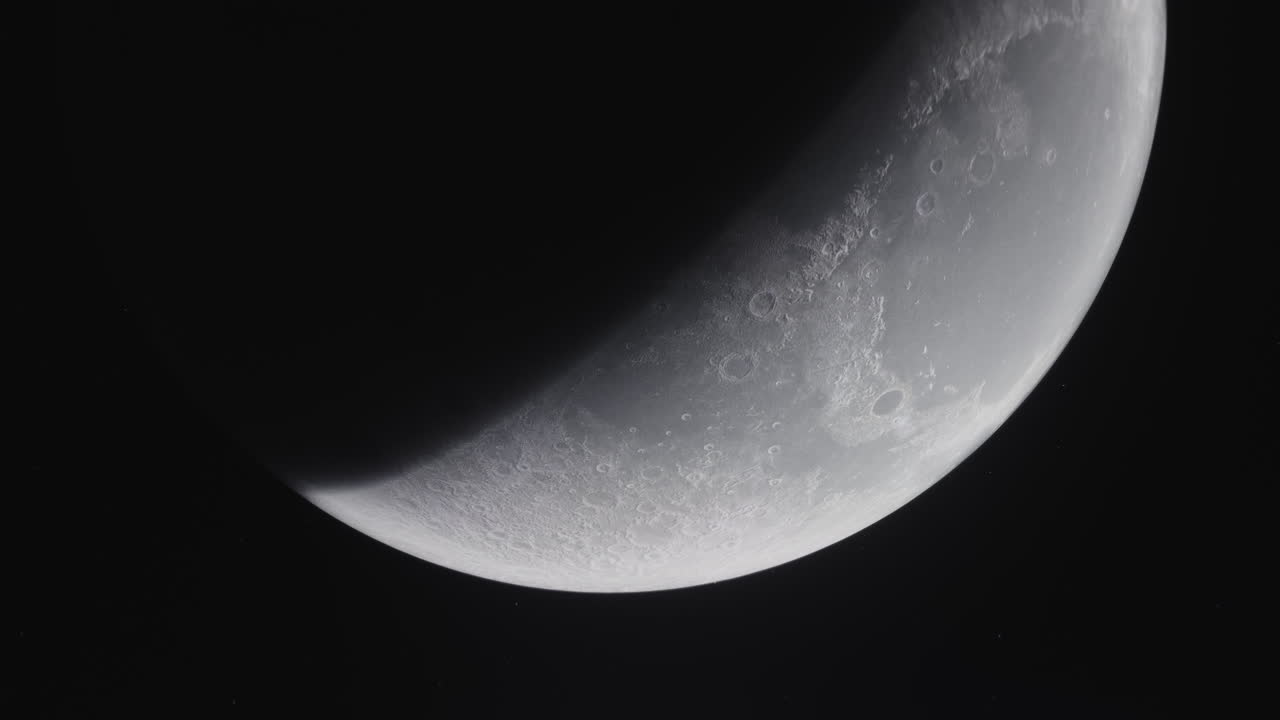 Moon vieved from Space