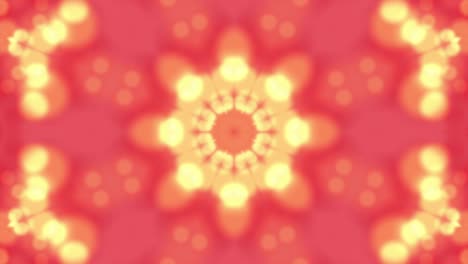 el fondo del patrón floral del caleidoscopio.