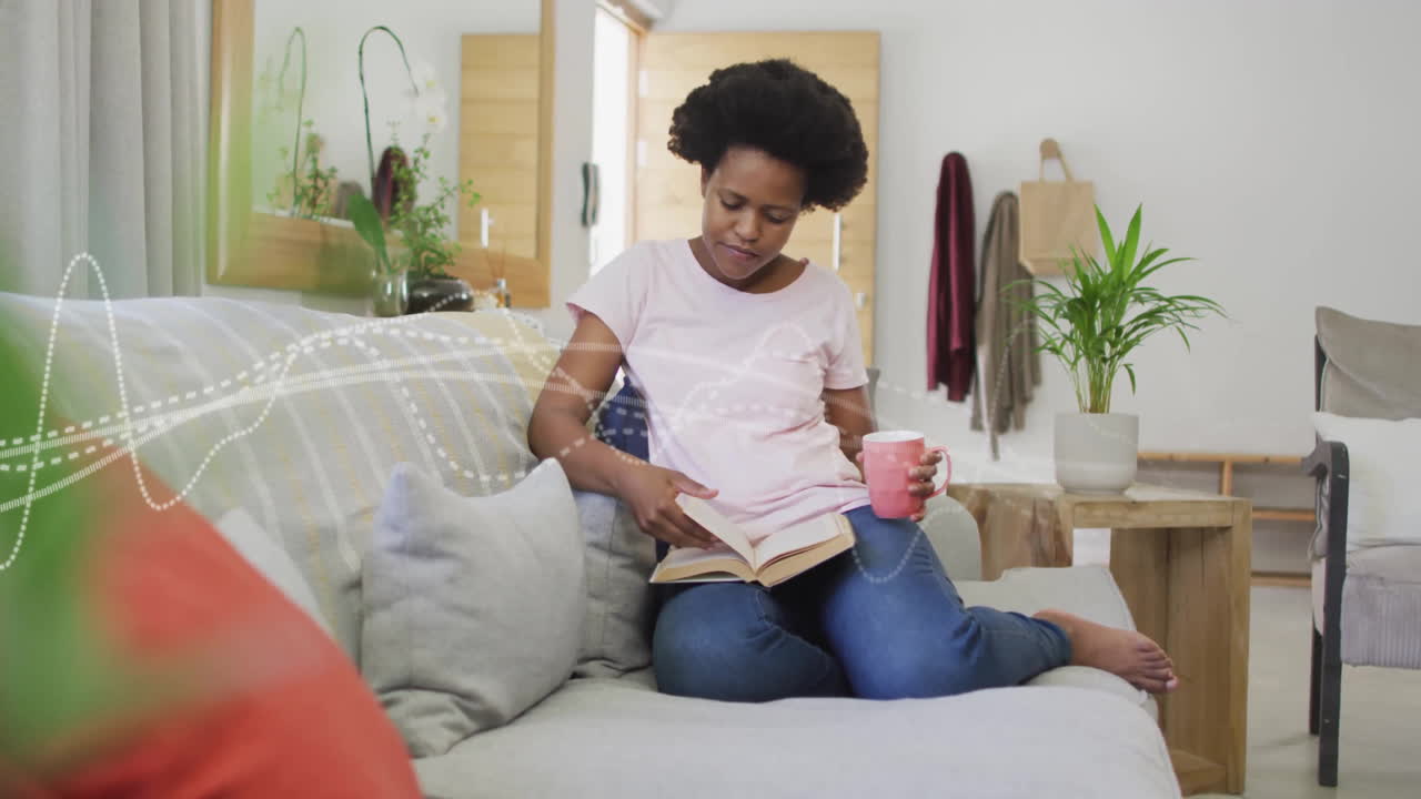 animación del diagrama sobre la lectura de la mujer biracial