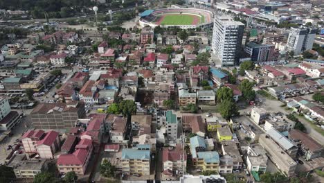 barrio urbano del oeste de nairobi, kenia