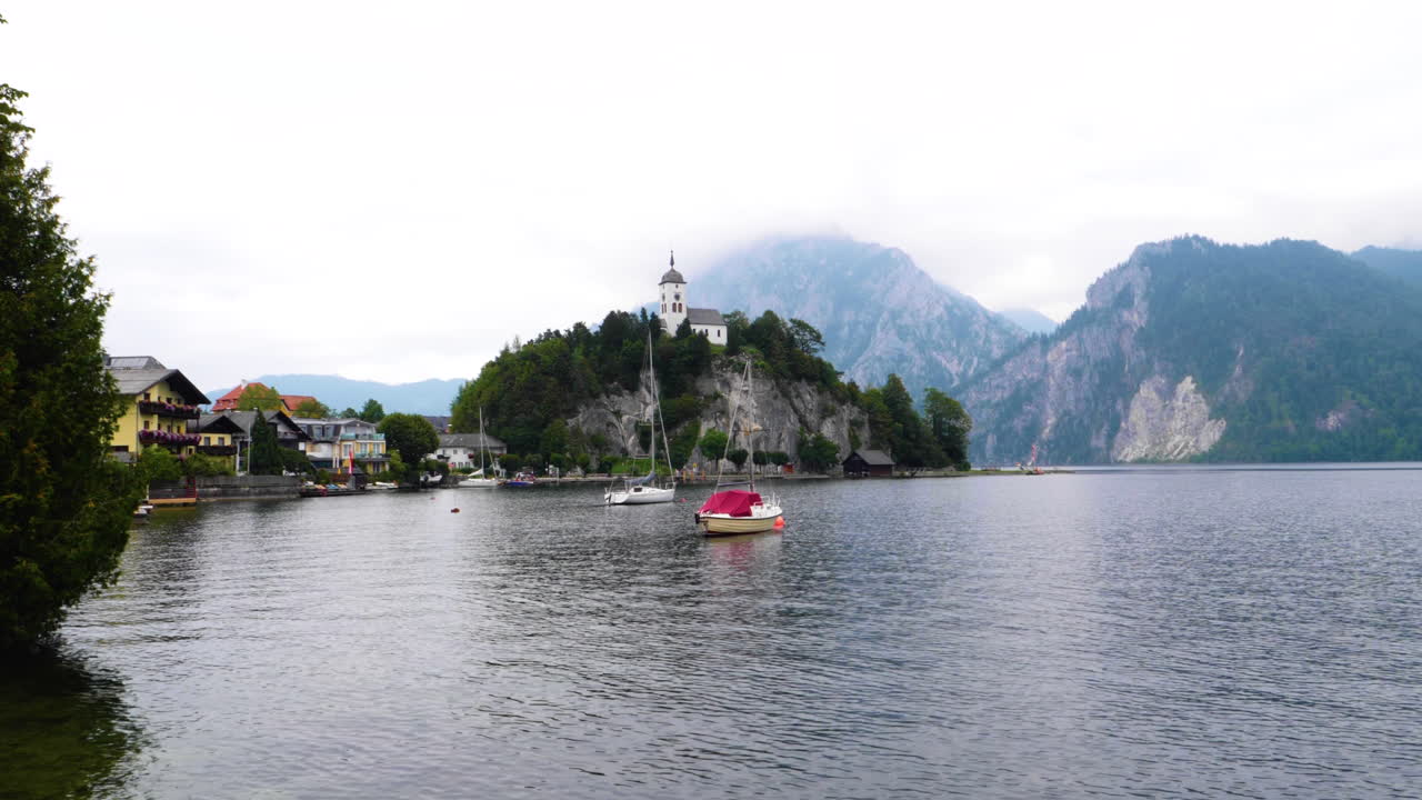 View Traunsee at Salzkammergut, Upper Austria