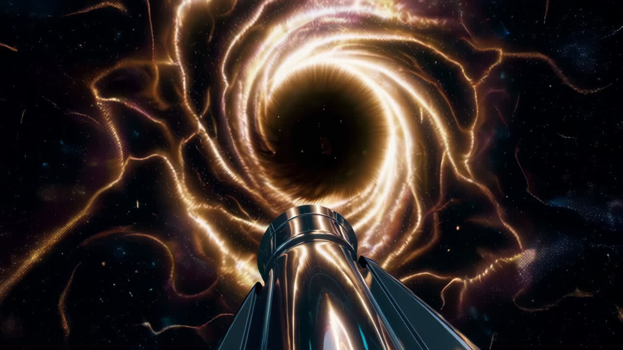 Rocket Entering a Black Hole