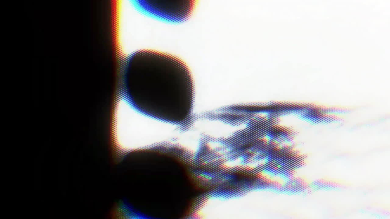 Abstract Digital Glitch Noise and Distortion Effect