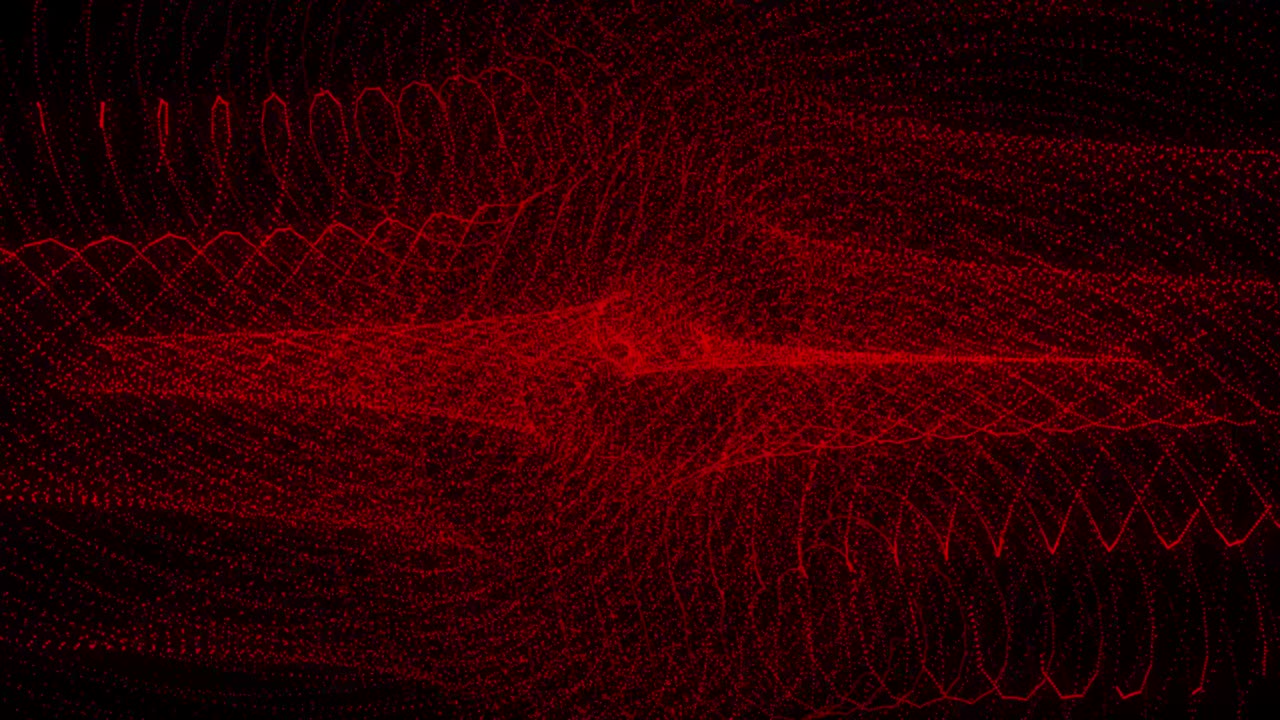 Red Color Dot Shape Pattern animation motion graphics