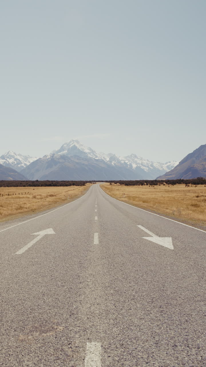 vista panorámica de la carretera de montaña