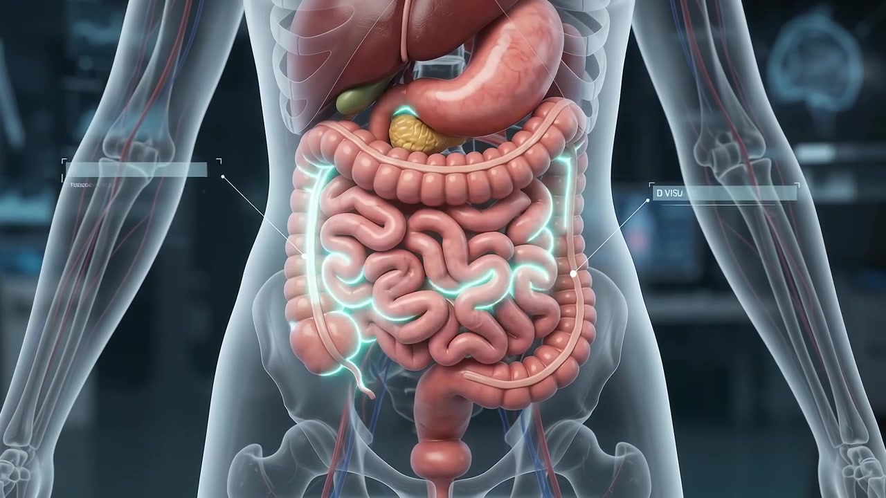 3D Medical Visualization of Human Digestive System in Laboratory