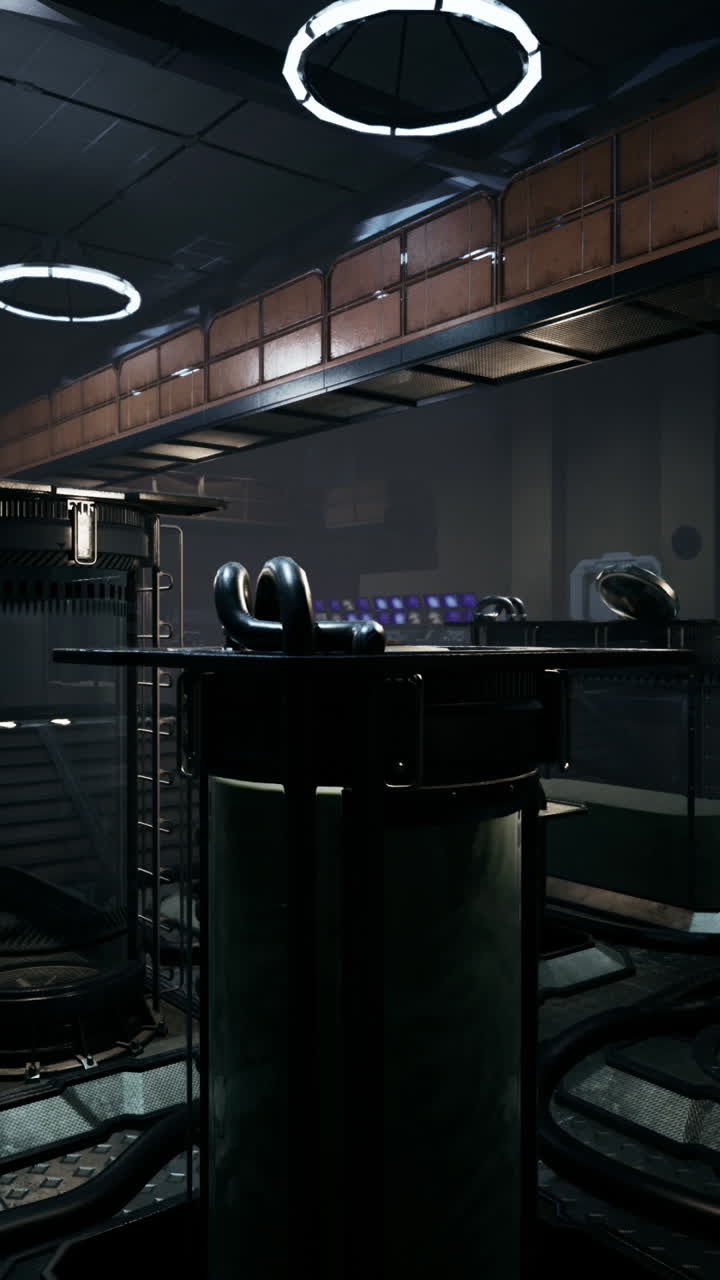 Twilight in a mysterious industrial setting sparks curiosity