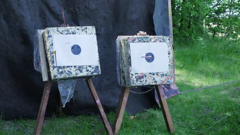 archery targets outdoors